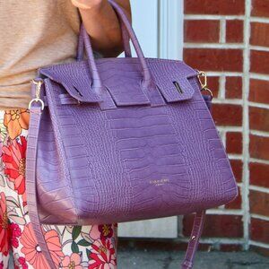 Teddy Blake Italian Leather Kim Croco 14"